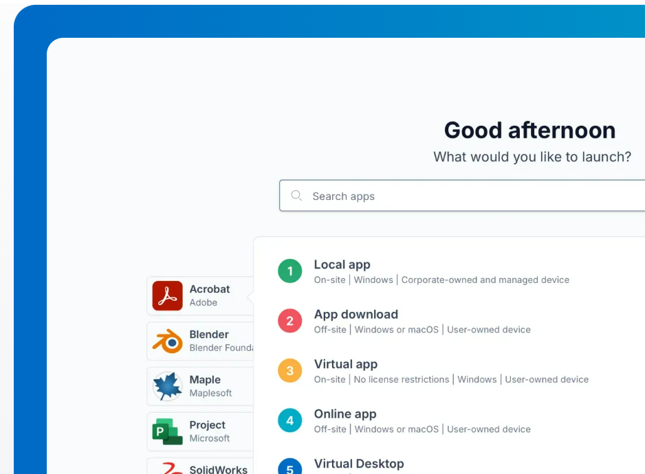 Software accesible sin límites.